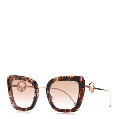 fendi 0408/s|FENDI Acetate Metal F is Fendi FF Square Cat Eye Sunglasses .